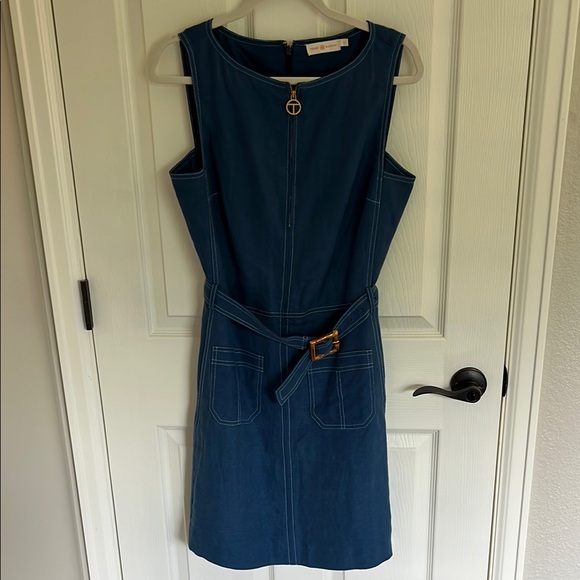Tory Burch Dresses & Skirts - Tory Burch linen blend dress size 8